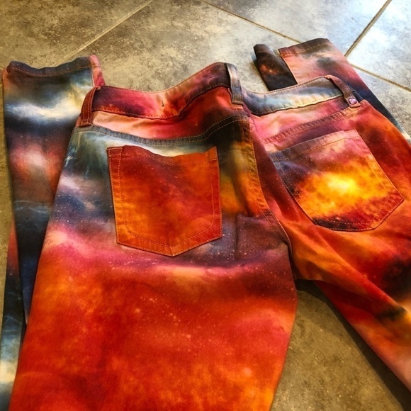 L’Amour Nanette Lepore galaxy denim leggings - Picture 5 of 12